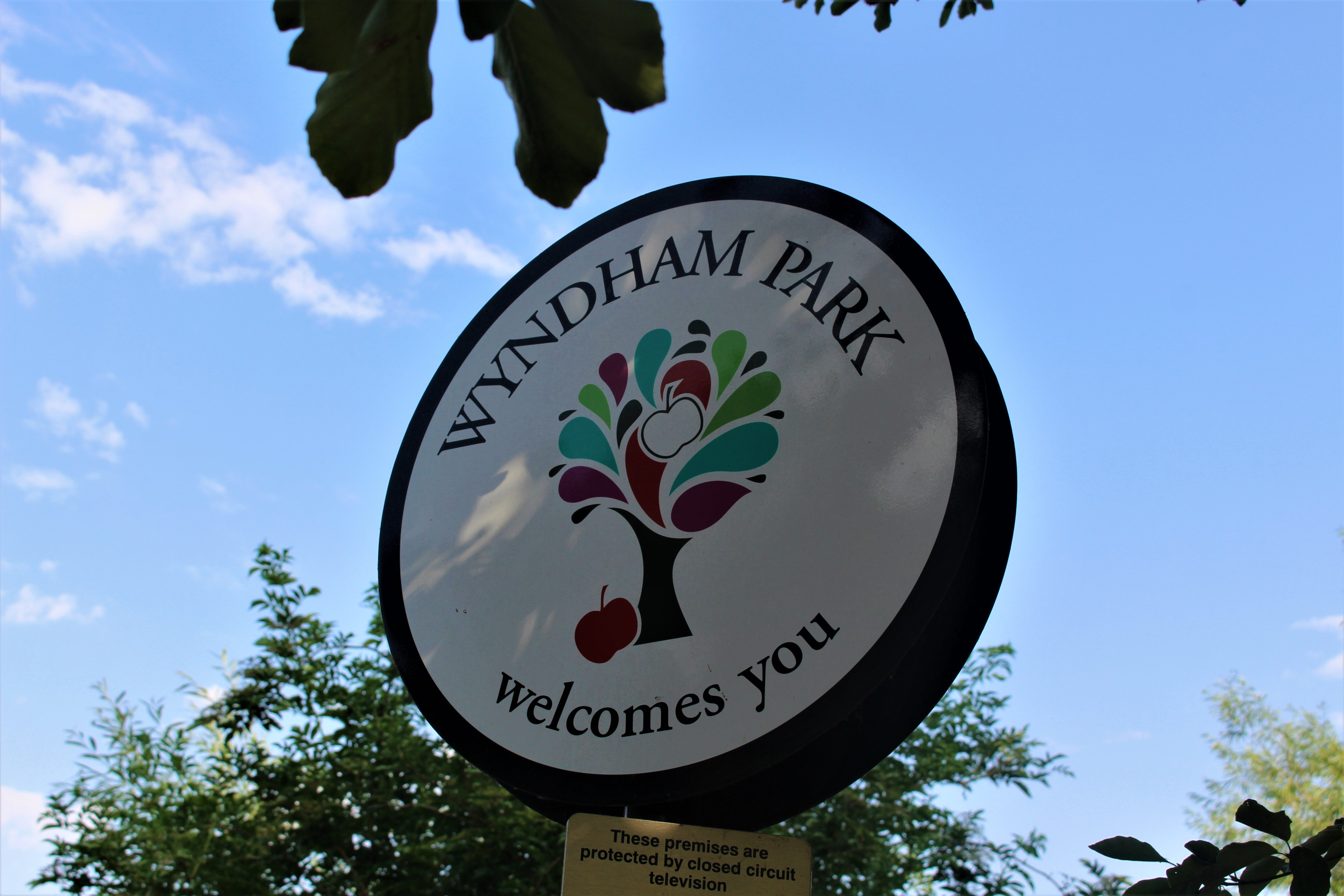 Wyndham Park entrance sign