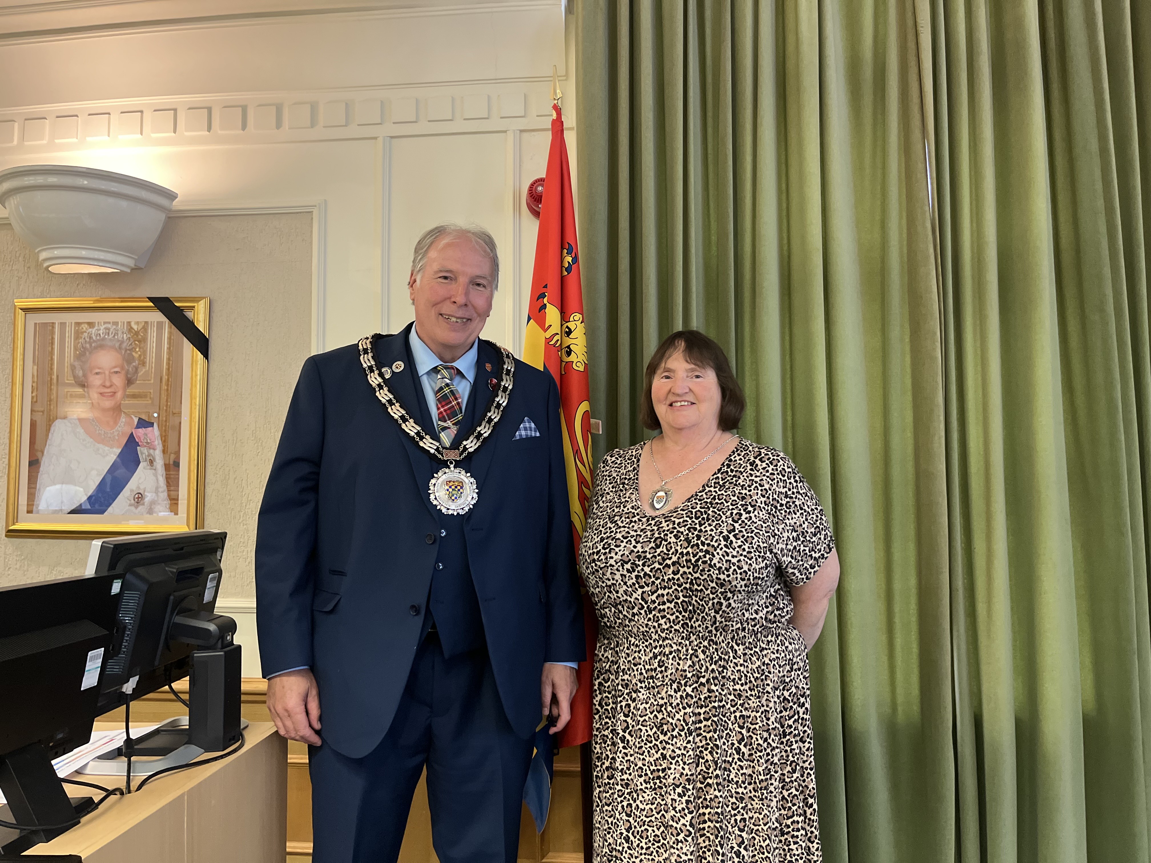 Cllrs Ian Selby and Anna Kelly
