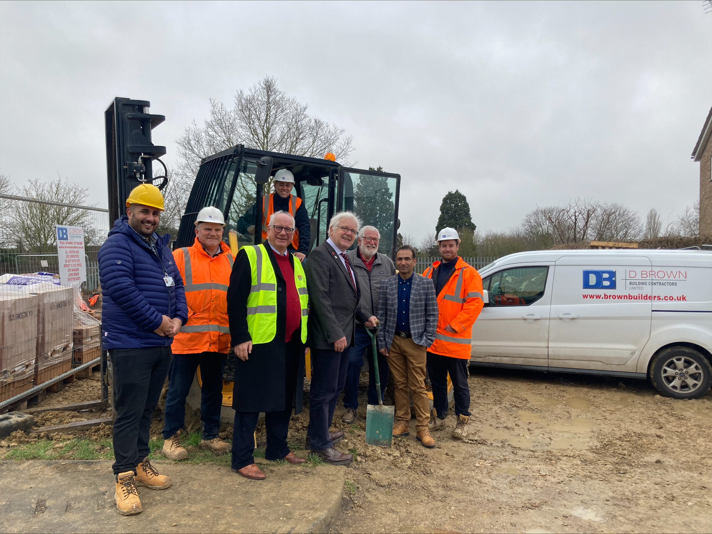 New council house project at Elizabeth Road, Stamford