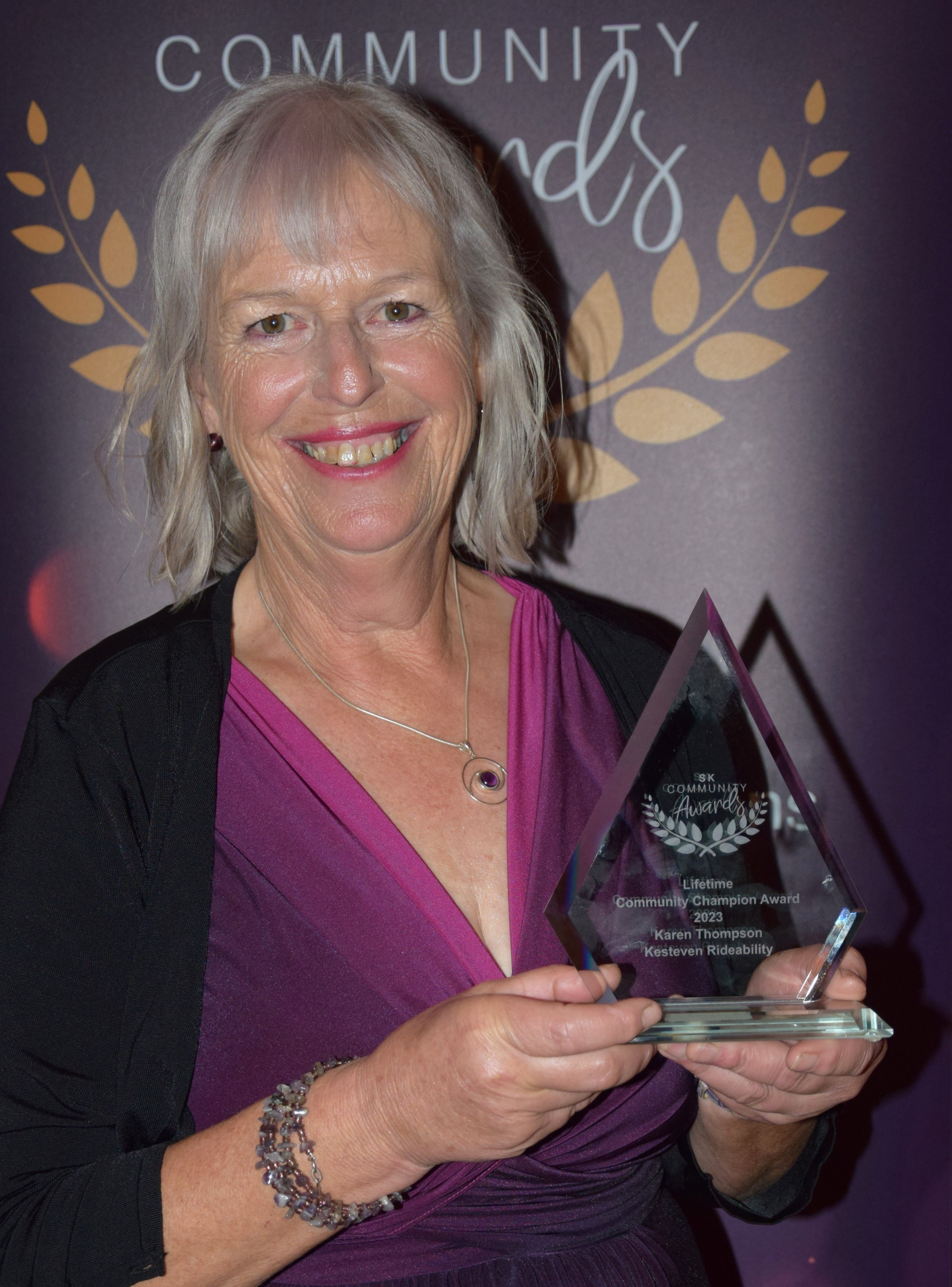 Karen Thompson - Kesteven Rideability - Lifetime Community Champion
