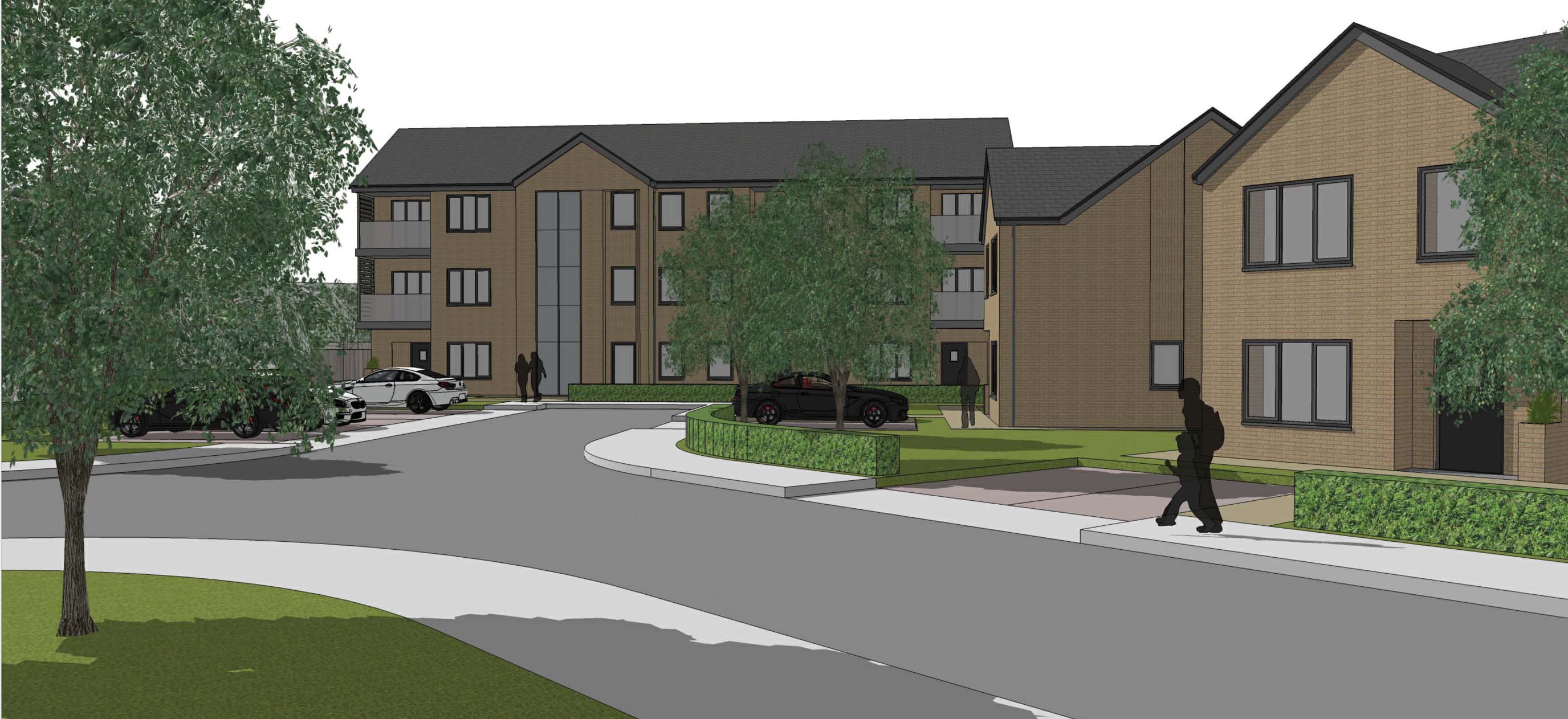 Larch Close artist impression
