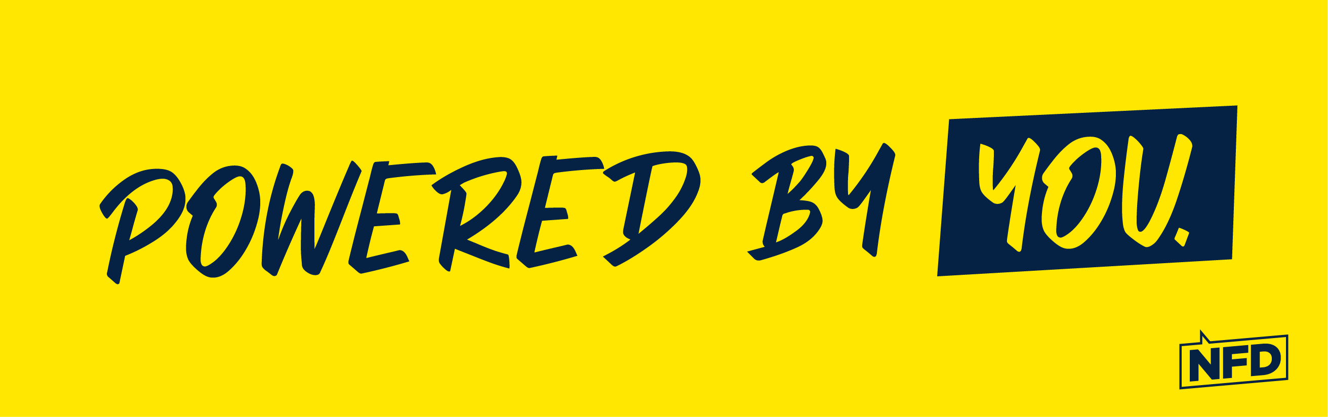 Powered by You Banner