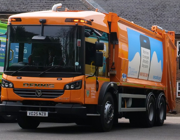 Roy Castle refuse lorry