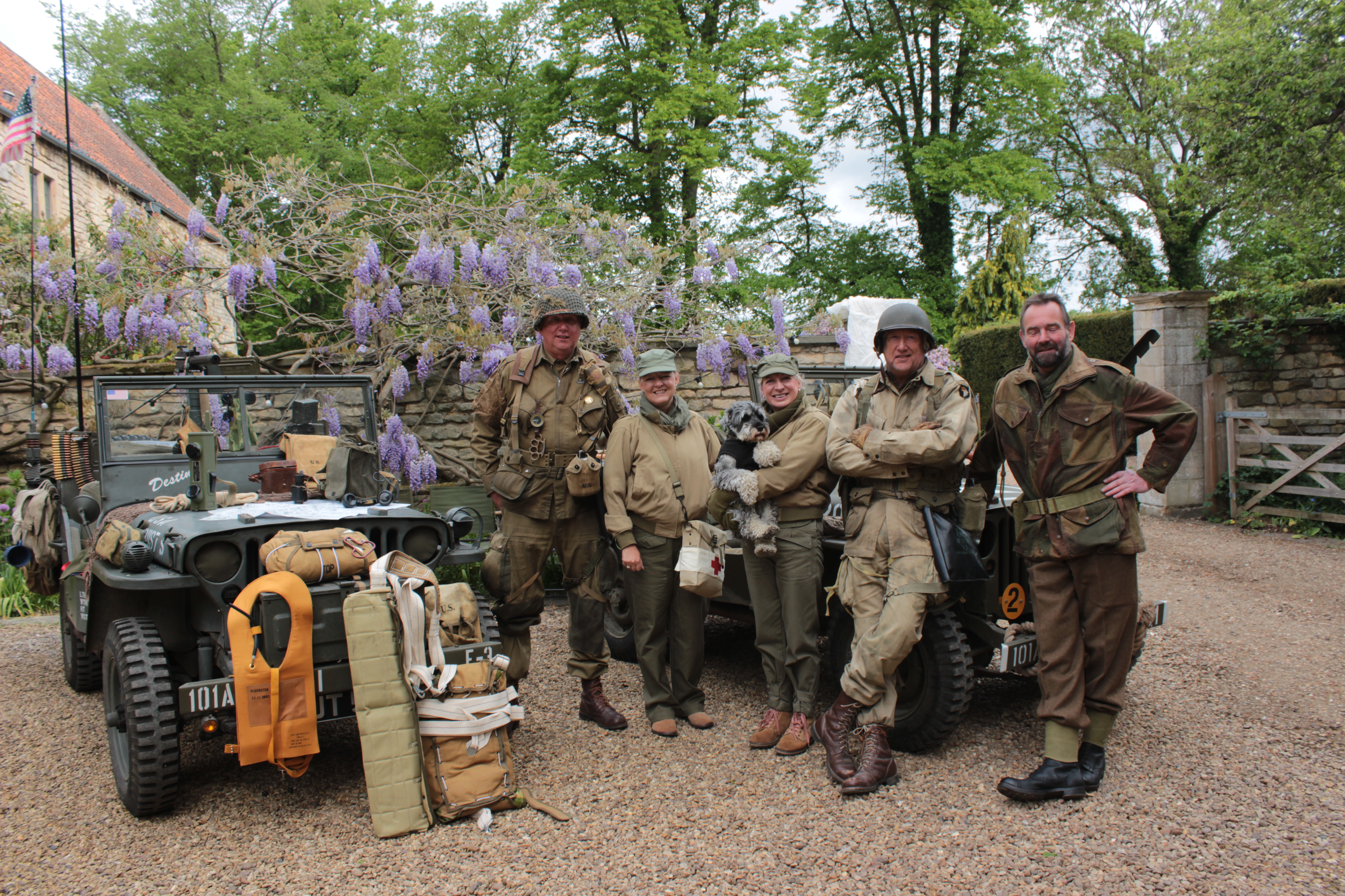 WW2 jeeps evoke the past