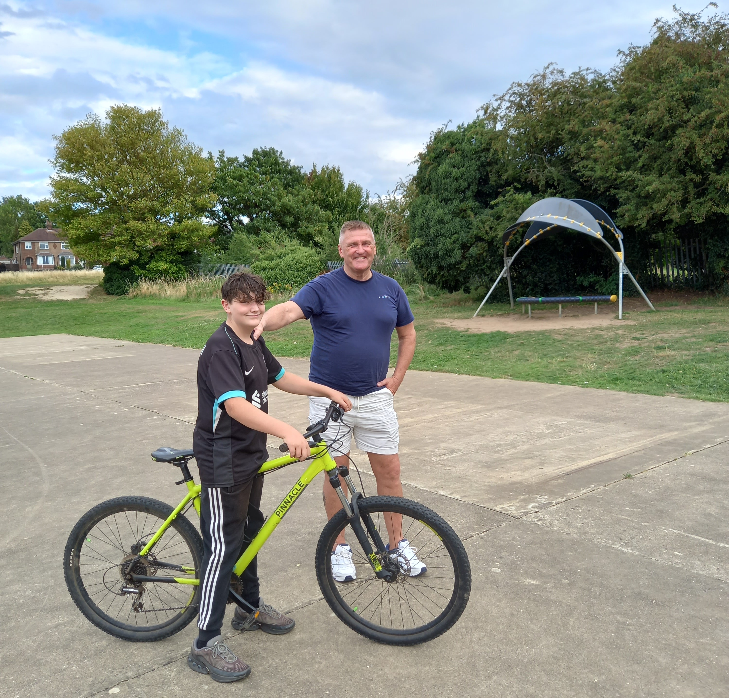 Zak and Cllr Harrison