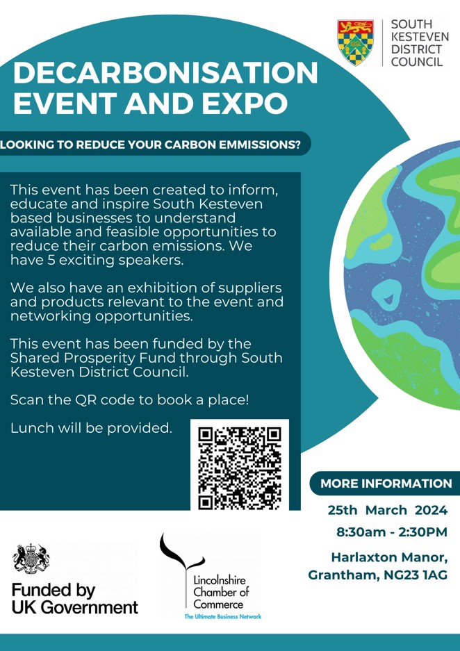 Decarbonisation and Sustainability Event and Expo is being funded by the Shared Prosperity Fund 